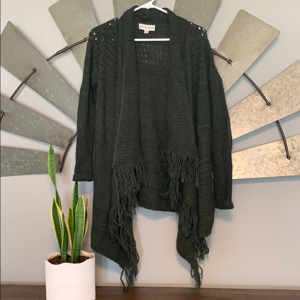 Knox Rose green cardigan